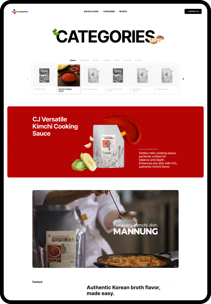 Tablet category page
