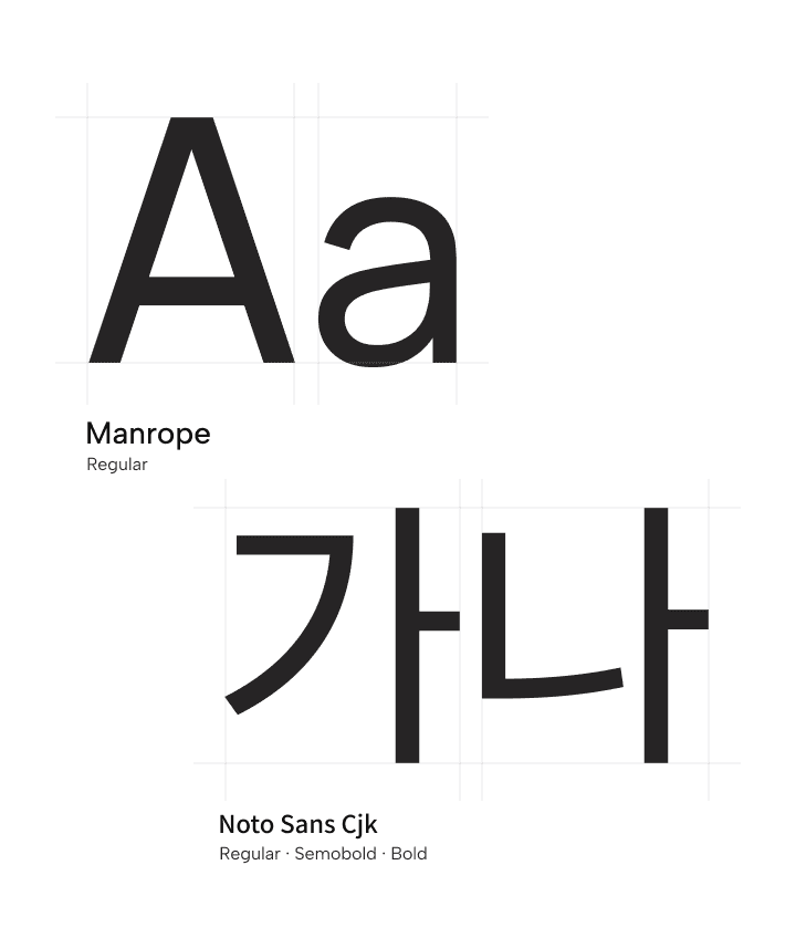 CJ4DPLEX 사용 서체